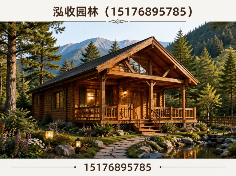 威海防腐木展示图